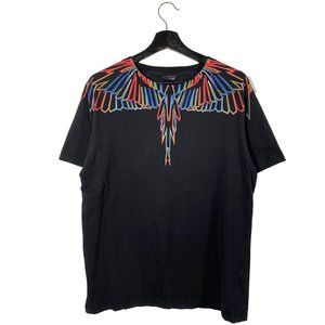 Marcelo Burlon Bird of Paradise T-shirt black mens oversized XS